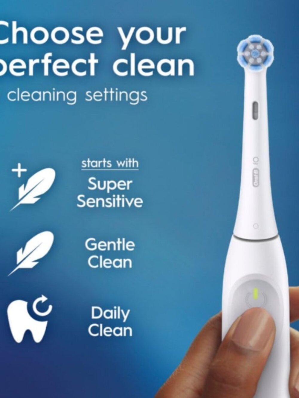 NWT Oral-B Rechargeable Electric Toothbrush iO2 Starter Kit - Picture 3 of 9